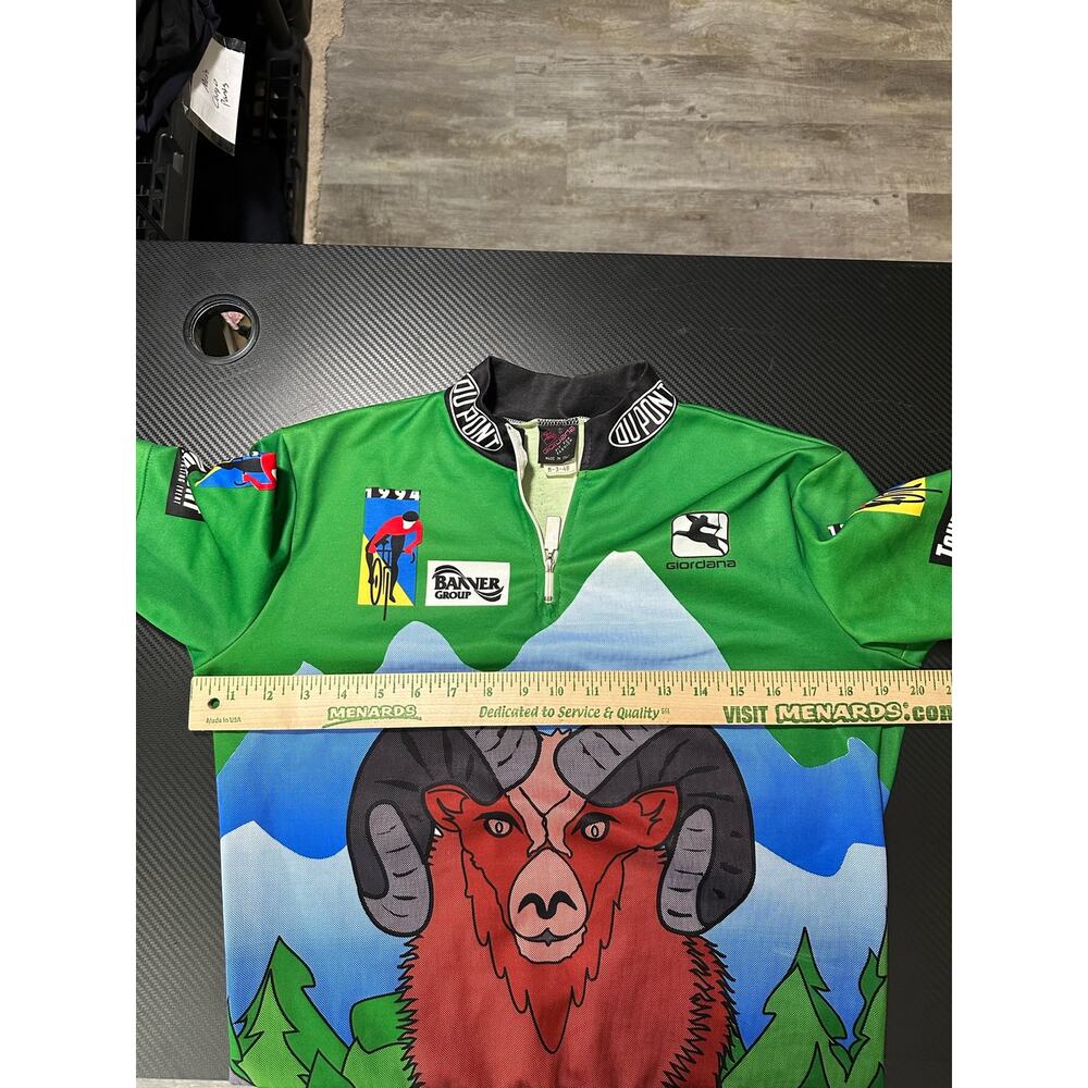 Vintage Giordana Cycling Jersey Ram Graphic 1994 Tour Dupont Colorado Size M - Picture 4 of 10